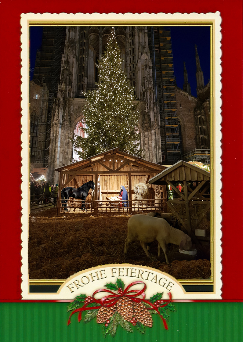 Weihnachtskarte Ulm